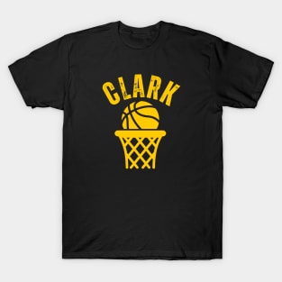 clark basketball Jersey yellow T-Shirt